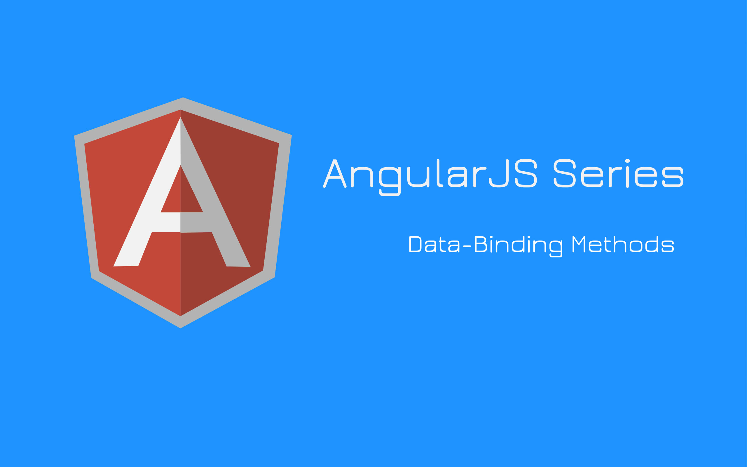 Databinding methods in AngularJS